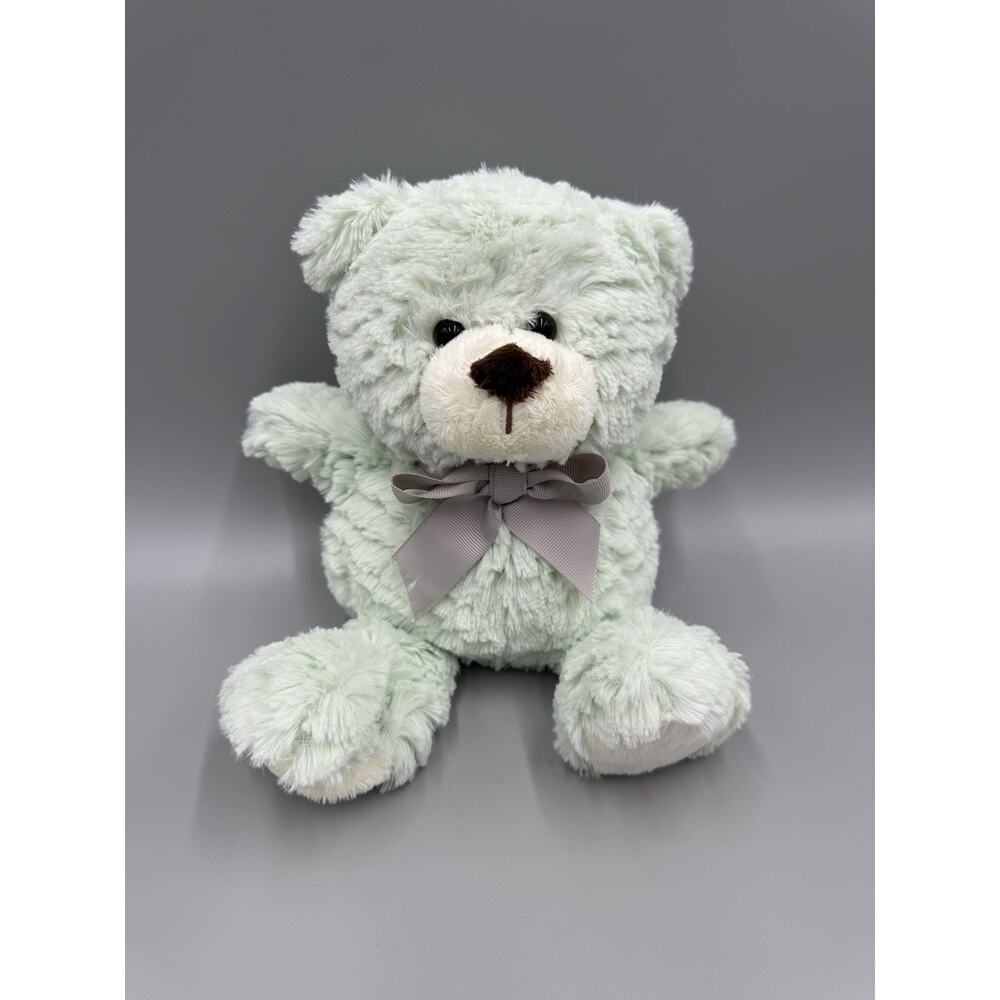 Animal Adventure Light Green Teddy Bear Plush 10” Stuffed Animal 2017